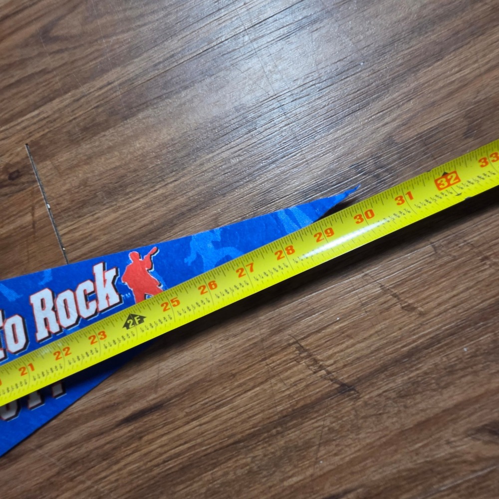 Elvis Presley Graceland Felt Pennant 30" He Dared To Rock So Do I Souvenir - Picture 3 of 3